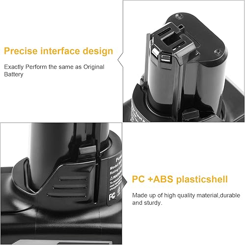 12V 6000mAh Li-Ion batteria per Bosch BAT420, batteria di ricambio per Bosch 2607336013 2607336014 BAT411 BAT411A BAT412A - Honorern