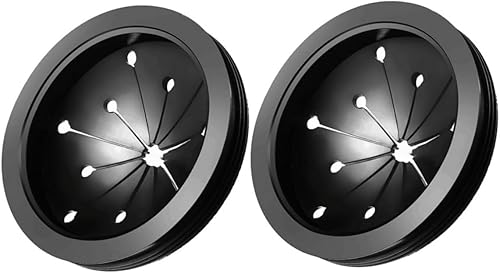 Gadpiparty 2 Pezzi Tappi Paraschizzi Per Lavello Da Cucina Protezione Antischizzi Per Lavello Per Tritarifiuti Riduzione Del Rumore Facile Da Installare Nero - Honorern