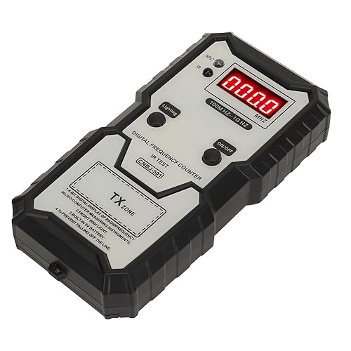 Tester di Frequenza a Infrarossi per Chiavi Remote, Tester di Frequenza del Telecomando da 100 M HZ a 1 G HZ Tester di Frequenza Portachiavi con Display Digitale Ad Alta Precisione - Honorern