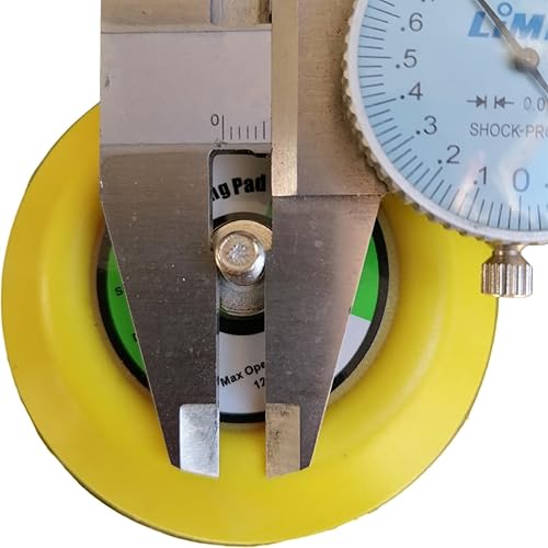 2 x piatto levigatrice 75 mm. M6 Sistema di Cambio Rapido - Honorern