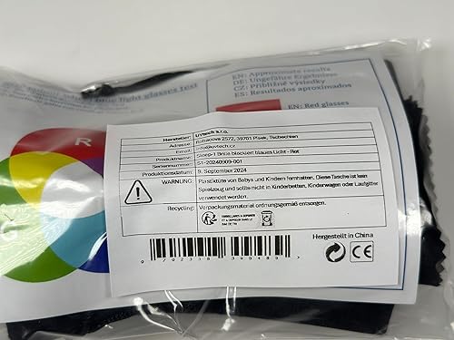 UVtech SLEEP-1 rosso scuro 100% filtro luce blu e filtro luce verde occhiali rossi, sollievo da emicrania, occhiali da computer, occhiali da sole Blue Light Blocking Glasses da donna unisex, taglia - Honorern