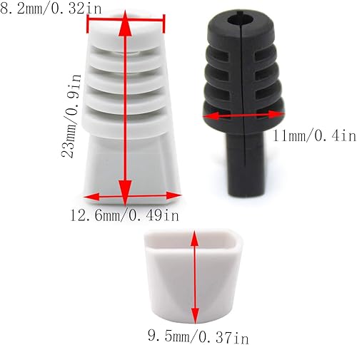 8 Pezzi Cable Saver Protector Mouse Cable Protector, Wire Protector per Proteggere il Cavo dati USB Type- C Data Line Head per Prevenirne la Rottura (2 Colori) - Honorern