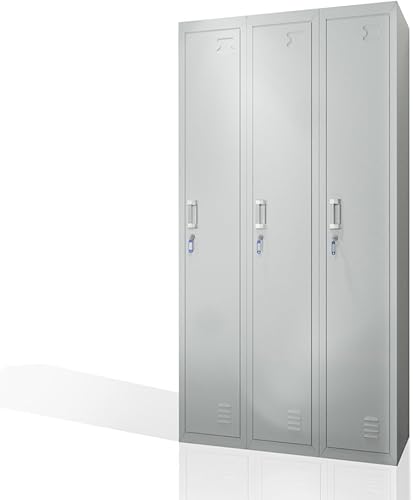 Armadietto in metallo con ante e serrature, armadietto per spogliatoio - Honorern