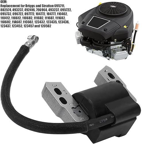 Modulo Bobina di Accensione Motore Auto in Metallo 802574 796964 Accessori di Ricambio Universali per Briggs e Stratton - Honorern