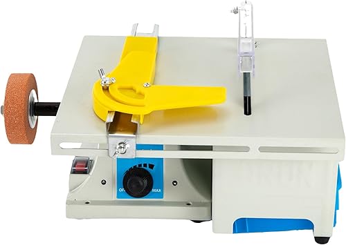 5 in 1 Mini sega circolare da tavolo multifunzione 750 W gemma gioielli lucidante panchina tornio sega da tavolo taglio macchina - Honorern