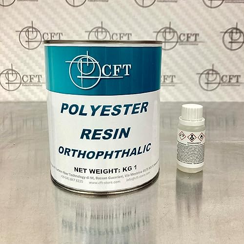 KIT VETRORESINA : RESINA POLIESTERE + FIBRA di VETRO 80 gr/m2 (ESSENTIAL) - Honorern