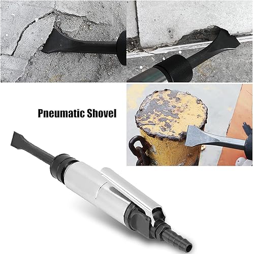 Set di scalpelli 3 pezzi, scalpello pneumatico a scalpello (dritto/ad arco), 1,5J/min 60Hz/min Martello da scalpello pneumatico resistente all'usura durevole con cilindro in lega, per lavori correttiv - Honorern