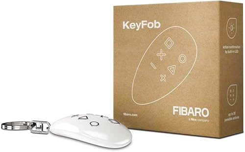Fibaro KeyFob/Il telecomando Z-Wave Plus, FGKF-601, Bianco - Honorern