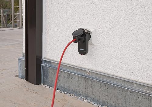 Brennenstuhl 1507030 Set Interruttore Radio Comfort-Line RC CE1 0201' IP44, 3 Pezzi, Nero e Bianco, 2 Funksteckdosen Außenbereich - Honorern