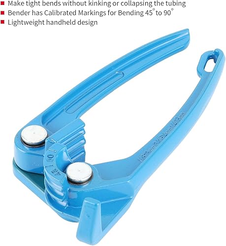 Curvatubi Manuale, Aramox Strumenti Per Piegare Tubi Da 1/4 '3/16' 1/8 ', Piegatubi 0-180 Gradi Per Tubi In Rame, Ottone, Alluminio E Acciaio Sottile, Tubazioni Dei Freni - Honorern