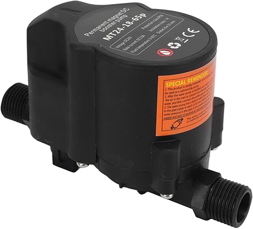 Pompa di Aumento Pressione per Doccia, DC24V IP56 Pompa di Aumento Pressione 'acqua per Bagni (Spina europea 100‑240 V) - Honorern