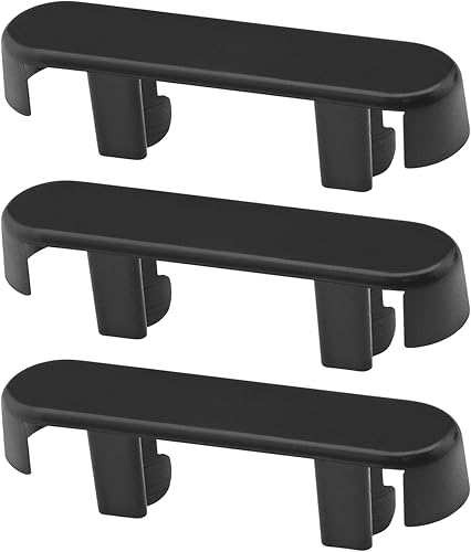 The Lord of the Tools 20 tappi di ricambio per fori di drenaggio delle finestre, in plastica UPVC, 39,5 x 10 x 6,5 mm, colore: bianco - Honorern