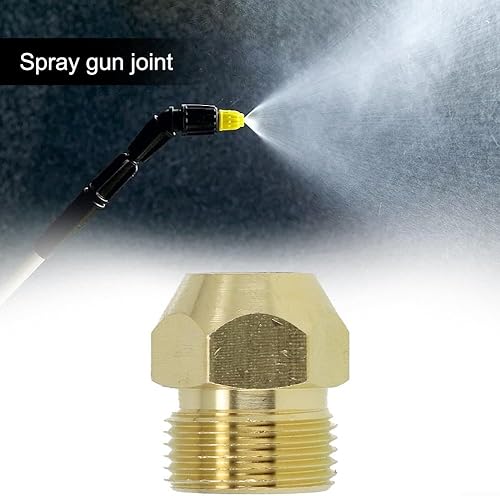 Adattatore per idropulitrice, M22x1 5 ET Nipple, per Lancia per tubo flessibile IT da 35,6 cm, ottone durevole - Honorern