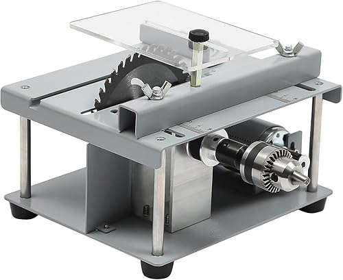 Mini set di seghe circolari da tavolo, mini seghe circolari da tavolo, per la lavorazione del legno, piccola carving Machine sega circolare 9000 giri/min, puro rame a doppio asse, motore - Honorern