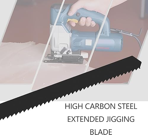 2 Pezzi Lame Per Seghetto Alternativo Per Legno T225B Da 250 Mm Compatibile Con Bosch Compatibile Con Metabo Compatibile Con Makita In Acciaio Ad Alto Tenore Di Carbonio - Honorern