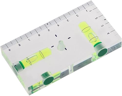 Livella a Bolla Magnetica a Due direzioni Trasparente ad Alta precisione Mini livella - Honorern