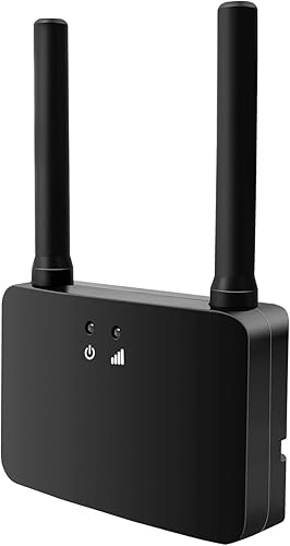 PGST Amplificatore di Segnale Wireless,Ripetitore dell'amplificatore di segnale wireless 433 Mhz per Sistema di Allarme - Honorern