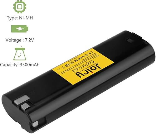 Joiry 7.2V 3500mAh Ni-MH Replacement Batteria per AEG A10 ABE10 ABS10 ABSE10 AL77 BSE2E 7.2 P7.2 - Honorern