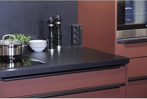 159360001100 Presa V-Dock 3 x Schuko Nero - Honorern