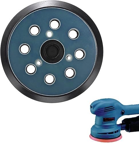 1 Pezzi Platorello di 8 Fori,25 mm Platorello abrasivo,platorello per DW421 / K, DW423 / K, BO5010, BO5030K, 382343 390K - Honorern