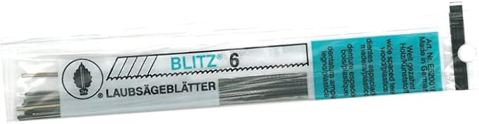 Lame per Archetto da Traforo Blitz N°6 cf. 12 pz - Honorern