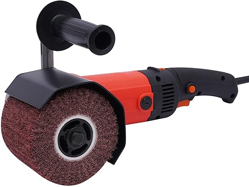 1,4 KW, smerigliatrice a spazzola Ø 120 mm, velocità variabile 600 – 3000 min-1, levigatrice a spazzola per ristrutturazione di superfici di tutti i tipi - Honorern