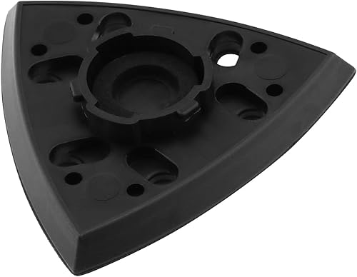 1 piastra abrasiva triangolare compatibile con Bosch PDA 180 PDA 180E PDA 240E GDA 280E OE 2608000174 2608000211 2608000232 90 x 90 x 90 mm Piastra abrasiva nera - Honorern