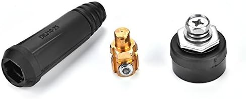 Serie DKJ Connettore Veloce del Cavo con Saldatrice a Stile Europeo Adattatore per Montaggio Rapido (DKJ10-25 Nero) - Honorern