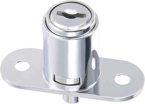 Cilindro Armadietto Serratura x 1 Pezzo 3/4' Cilindro Diametro Spingere Pistoncino Cassetto Porta Serratura Chiave Diversa con 2 Chiavi Cilindro Lunghezza 23mm - Honorern