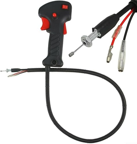 Interruttore a maniglia, 19 mm, per decespugliatore, interruttore a leva dell'acceleratore, accessori per decespugliatore, lunghezza 80 cm - Honorern