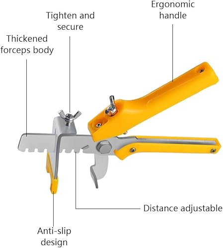 Pinze Pavimento Piastrellisti, Utensili Livellamento Piastrelle, Pinza per Piastrelle, Pinze Per Livellare Le Piastrelle, Sistema di Livellamento per Piastrelle, Livellatori per Piastrelle, 1 Pezzi - Honorern