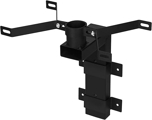 ML-Design Staffa di Montaggio per Cassette Postali Modello US 24,5x15,5x24 cm Supporto in Metallo Nero con Kit di Montaggio a Parete per Cassette Lettere Americana - Honorern