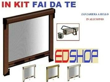 ZANZARIERA A RULLO AVVOLGIBILE RIDUCIBILE CON FRIZIONE FINESTRA KIT ZANZARIERE (80X170 BIANCO) - Honorern