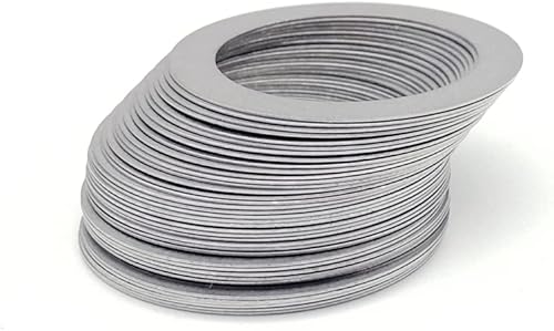 GatherTOOL 10/20 / 50pcs * Spessore 0,5 mm M7-M20. Rondella Piatta in Acciaio Inox Guarnizione Ultra Sottile Guarnizione ad Alta precisione Regolazione di precisione Guarnizione Sottile Shim SUS304. - Honorern