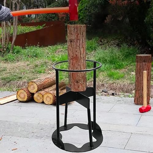 Spaccalegna da Ardere Spaccalegna Manuale, Quick Spaccalegna Manuale per Spaccare in modo sicuro la Legna da Ardere, Semplice e Sicuro (Lama piatta,Piccolo) - Honorern