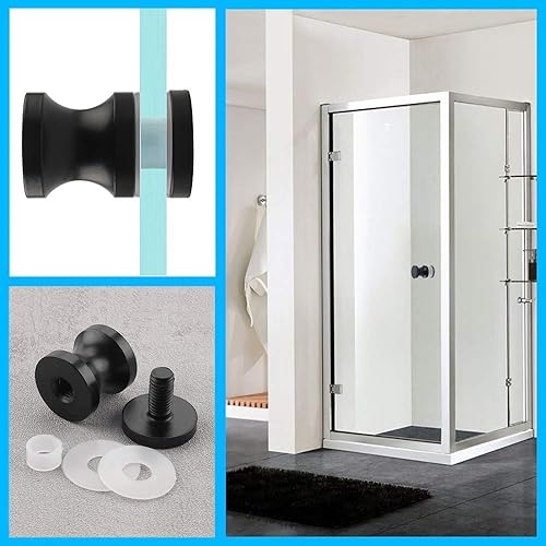 SAYAYO Maniglia Porta Doccia Acciaio Inox, Pomello Doccia Vetro Maniglia Porta Scorrevole, Maniglia Porta in Vetro del Ufficio, Parti di Ricambio per Cabina Doccia, Box Doccia, Cromo, EL5000 - Honorern