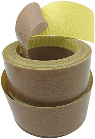 Nastro adesivo ad alta temperatura in PTFE, resistente al calore -70°C-260°C, per sigillanti a impulso manuale sottovuoto (confezione da 1), marrone - Honorern