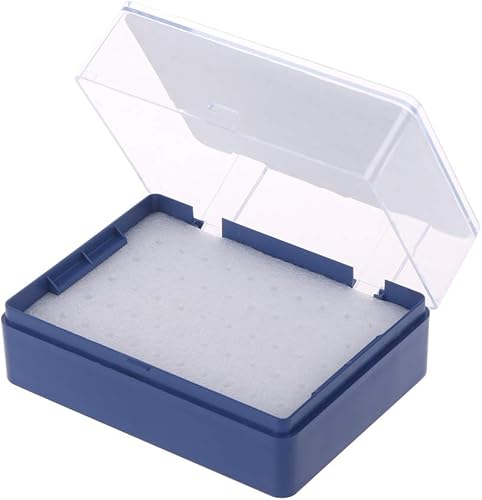 Scatola portaoggetti con organizer per fresa in schiuma, per 50 punte da trapano PCB porta punte per cacciavite - Honorern