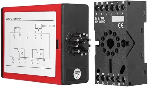 Rilevatore Di Loop Induttivo, Rilevatore Di Veicoli Rilevatore Di Loop per Veicoli, Canale Singolo Rilevatore Di Veicoli Rilevatore Sensore Veicolo per Controllo Degli Accessi Al Parcheggio - Honorern