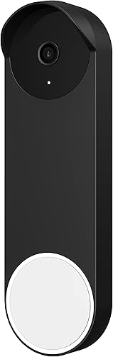 Baaletc Custodia in silicone per campanello Google Nest 2021 (batteria), custodia protettiva in silicone compatibile con Google Nest (batteria), accessori per il Google Nest campanello - Honorern