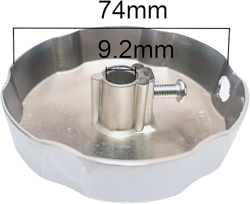 Maniglia girevole per troppopieno vasca da bagno in lega di alluminio cromato manopola per vasche da bagno, pulsante di comando pop-up, accessori di scarico vasca da bagno (1) - Honorern