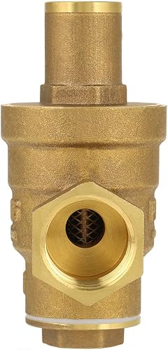 Ottone Regolabile Riduttore valvola di controllo pneumatica valvola di controllo manuale di Pressione Dell'acqua Regolatore Valvola Rubinetto Valvola Limitatore Idraulico Discussione DN25 1 (DN15) - Honorern