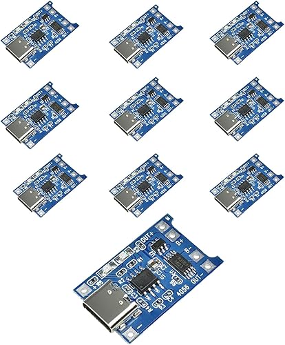 10 pezzi 5V 1A 18650 batteria al litio scheda di carica, modulo di ricarica Type-C 4056-Modulo di carica modulo - Honorern