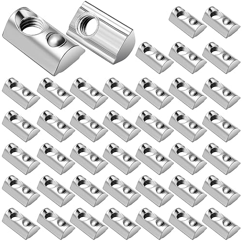42 Pezzi Dadi Scanalati M8, T-Scanalatura per Profilo in Alluminio Serie 40, Dado Scorrevole in Acciaio Al Carbonio per Stampante 3D CNC - Honorern