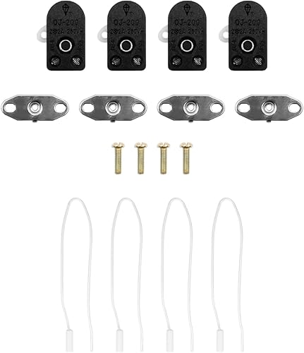 Hsthe Sea 4PCS Interruttore a Tirante della Luce Interruttori a Tirante Manopola a Catena 2A 250V per lampadario a Ventola - Honorern