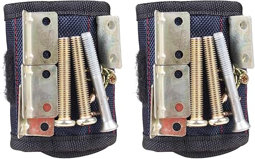 Cinturino Da Polso Magnetico Da 2 Pezzo, Portautensili Magnetico, Cinturino Da Polso Magnetico Portatile Per Utensili, Striscia Magnetica Per Utensili, Cinturino Da Polso Per Utensili Fissi - Honorern