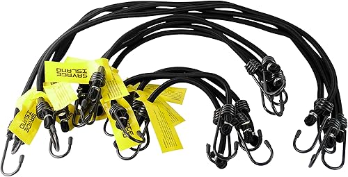 Bungee Corde Militare Variety Pack 4 x 30cm, 4 x 45cm + 4 x 75cm - Honorern