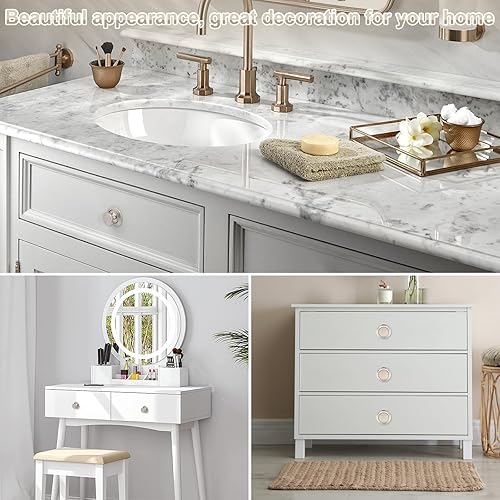 2 Pezzi Serratura a Pulsante Per Porta 15-18mm, Serratura Per Mobili Con Pulsante Di Bloccaggio, Senza Chiave Apparire Chiusura Della Porta a Pulsante, Per Porta/Armadio/Camper/Yacht (26mm Buco) - Honorern