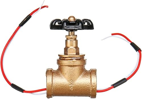Interruttore Della Luce Della Valvola Di Arresto Di Vintage Steampunk 3/4 Pollici Con Filo Passare Thru Ferro Nero - Honorern