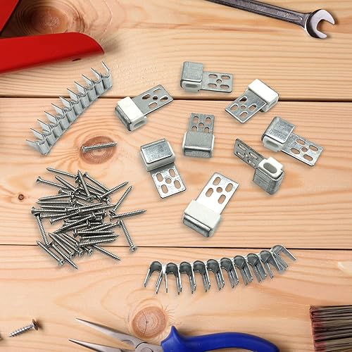 Kit di riparazione a molla per divano, 8 pezzi, kit di riparazione per divano, sedia, tappezzeria, mobili, con clip di fissaggio e chiodi - Honorern